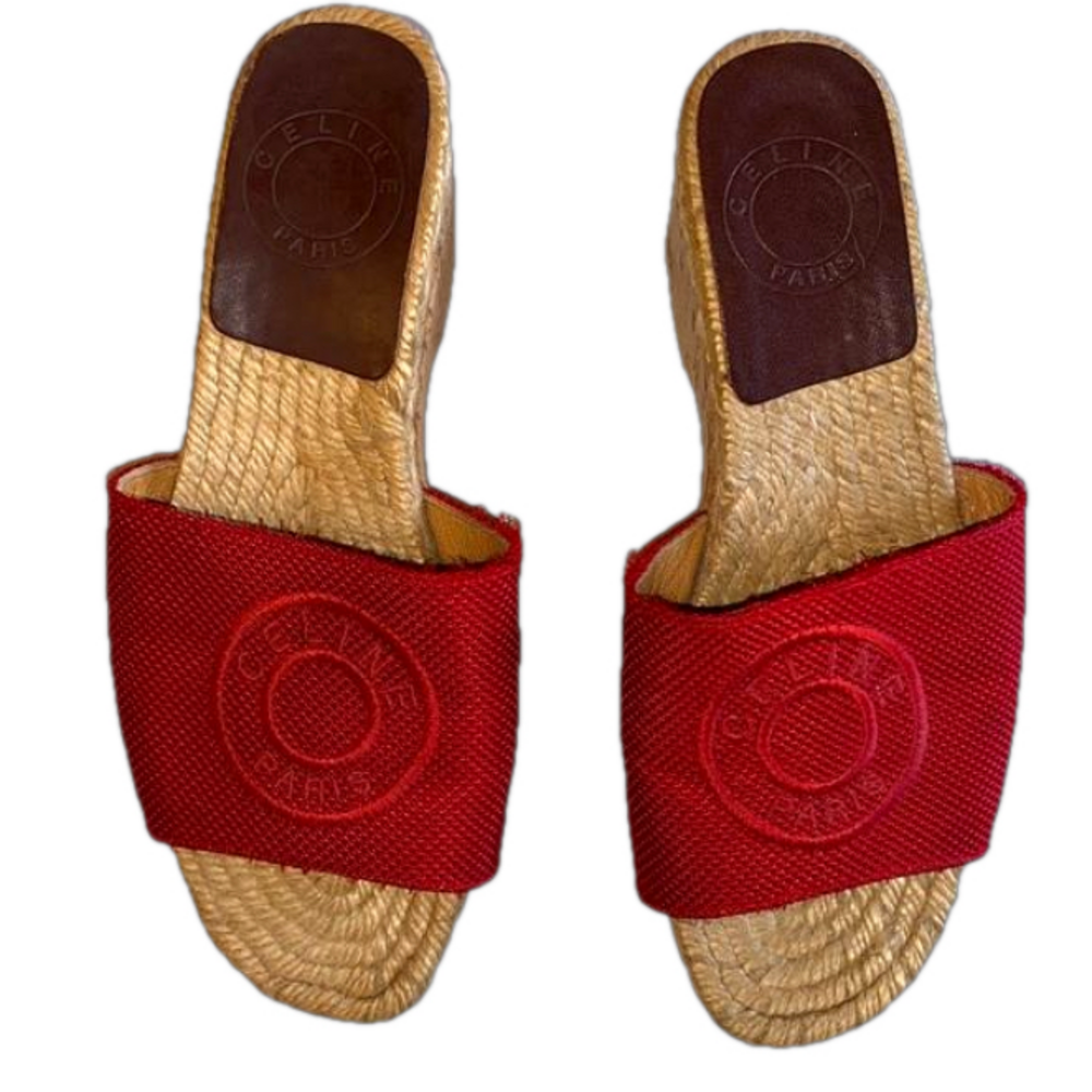 Celine Paris wedge sandals